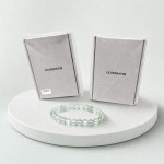 LE SSERAFIM Transparent Light Green Beaded Bracelet Gift Set