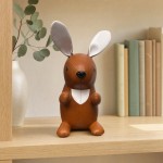 Zuny Rabbit Leather Decorative Bookend
